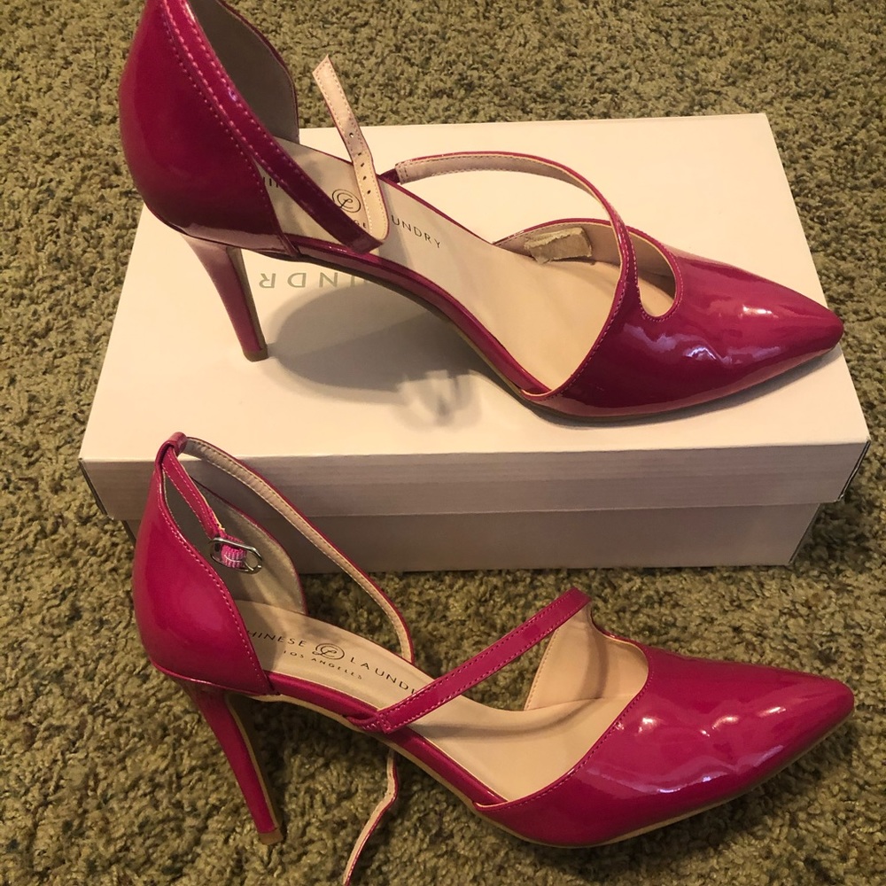 Chinese Laundry Z-Rocking pump bright pink Sz 10